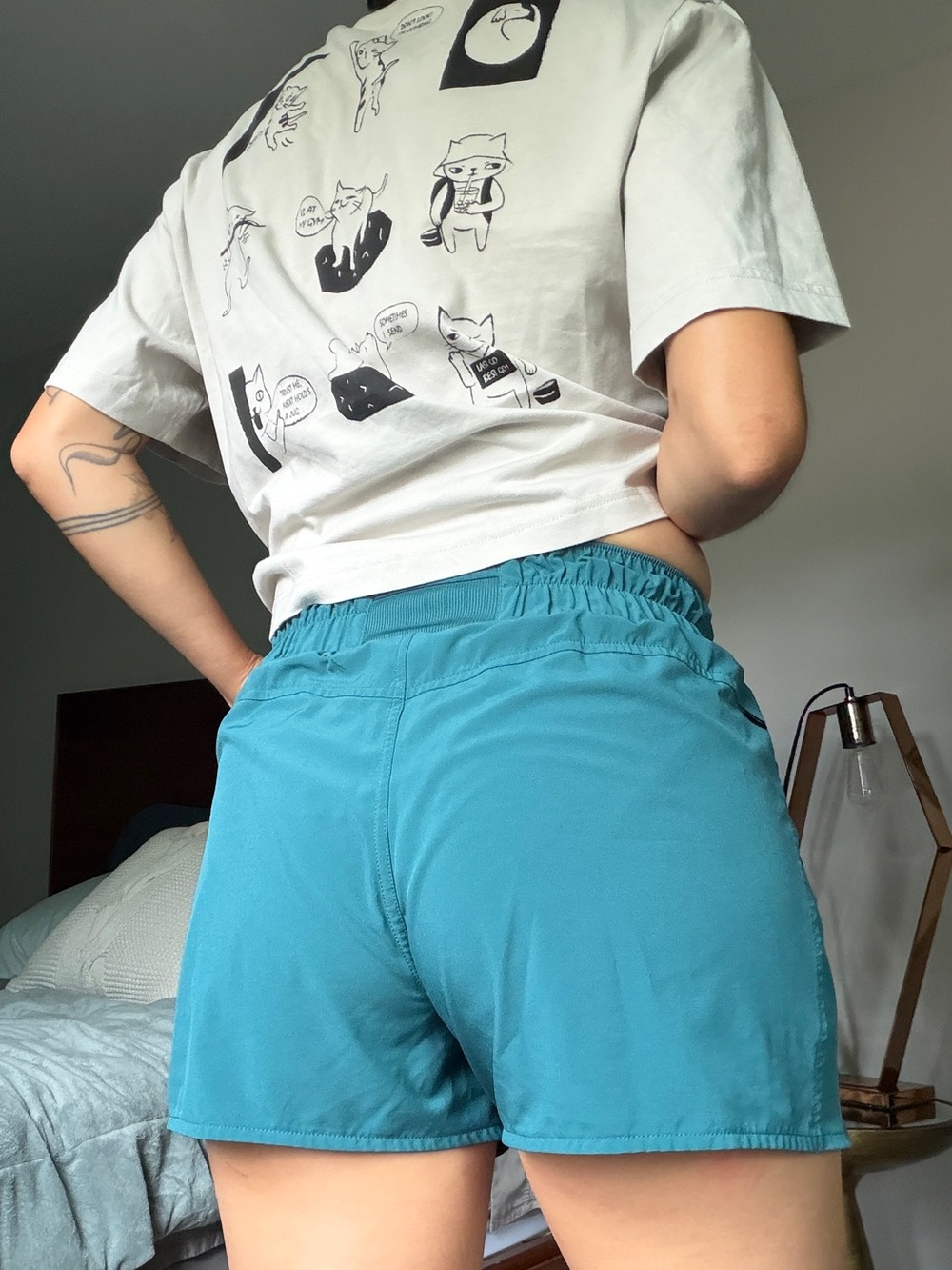 Kuhl Teal Women's Athletic Shorts - Picture 2 of 7